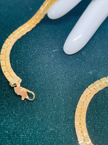 18K Gold Plated Mirror Chain